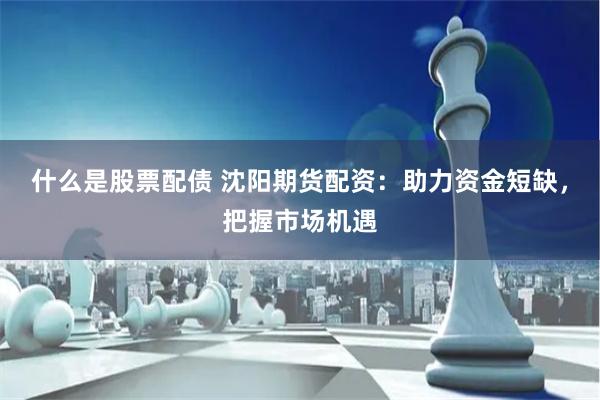 什么是股票配债 沈阳期货配资：助力资金短缺，把握市场机遇