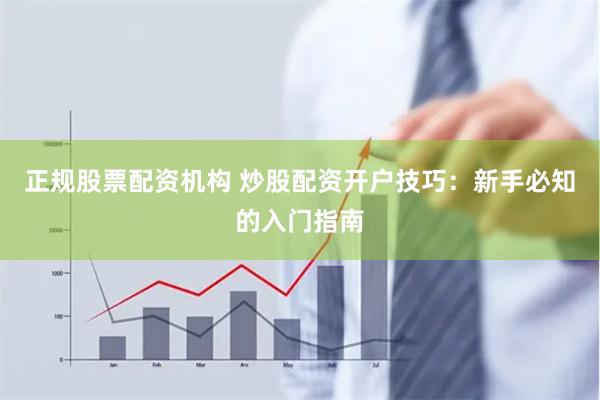 正规股票配资机构 炒股配资开户技巧：新手必知的入门指南