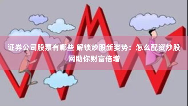 证券公司股票有哪些 解锁炒股新姿势：怎么配资炒股网助你财富倍增