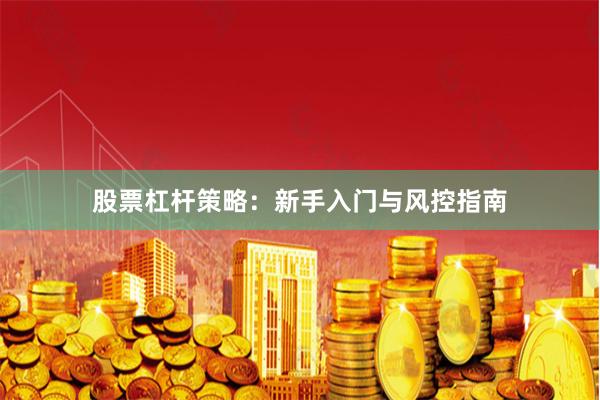 股票杠杆策略：新手入门与风控指南