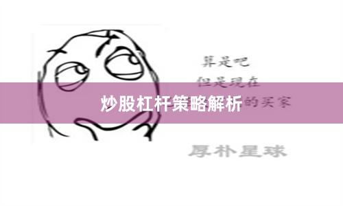 炒股杠杆策略解析